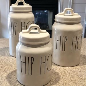 Rae Dunn Hip Hop Canister Set